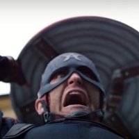 Captain America John Walker shield smash scene and meme.