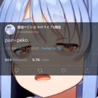 pain peko tweet