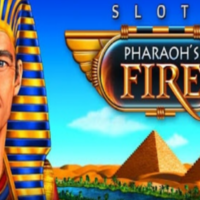 Pharaoh's Fire image of a white blue-eyes man in Egyptian clothing