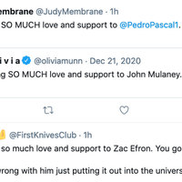 Sending SO MUCH Love And Support olivia munn tweets