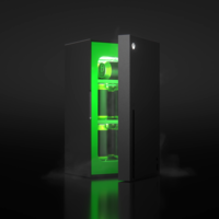 Xbox Mini Fridge reveal teaser during Microsoft's E3 2021 event depicting an XSX that works as a fridge.