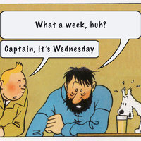 What a Week, Huh? original comic and meme format.