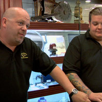 Best I Can Do Is Rick and Corey from Pawn Stars looking at a customer's item in the Best I Can Do Is blank meme format.