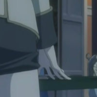 Table-Kun Table-Kun meme format depicting nina from the anime code geass with her hand placed upon a table.