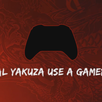 Real Yakuza Use a Gamepad graphic with an xbox controller center of the image.