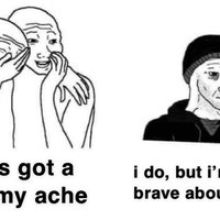 I Have A Tummy Ache But I'm Being So Brave About It