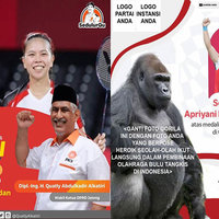 Greysia Polii and Apriyani Rahayu Congratulation Poster Parodies