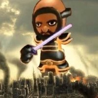 Matt from Wii Sports appearing as a final boss in a boss battle. 