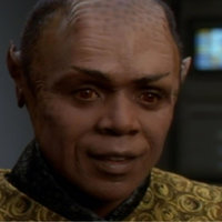 Tuvix Tuvix smiling from an episode of Star Trek, one of the few happy moments of his life.