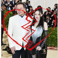 Grimes and Elon Musk Breakup Imagined image of Grimes and Elon Musk's break-up.