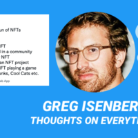 Most People Who Make Fun Of NFTs greg isenberg nfts tweet