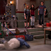 Gibby Falls From Ceiling