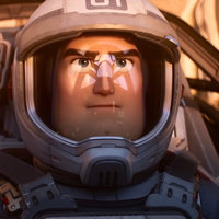 Lightyear (2022 Film) A screenshot of Buzz Lightyear from the Disney and Pixar film Lightyear.