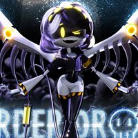 Murder Drones youtube series promo image.