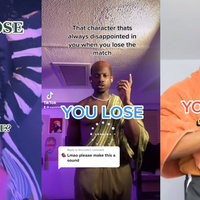 You Lose Continue tiktok examples from the trend.