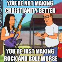 You're Not Making X Better, You're Just Making Y Worse meme format and example depicting a scene from King of the Hill.