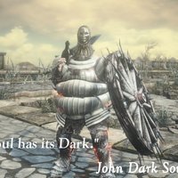 John Dark Soul character from dark souls.