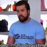 That's Disgusting Where meme template and format depicting Mac and Dee from It's Always Sunny in Philidelphia.