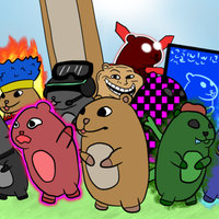 Find The Chomiks hamster characters from Roblox.