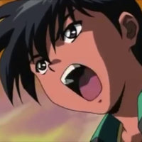 Think Of A Big Black Man Chasing You meme and clip from the anime Ghost Stories ADV Dub.