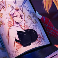 Are These Your Drawings? / Gwen Finds Miles Morales' Drawings Are These Your Drawings? / Gwen Finds Miles Morales' Drawings meme format and example depicting Gwen from spider-man into the spider-verse looking at a book of Miles' sketches.