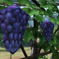 Endwalker's Low Poly Grapes from FFXIV.