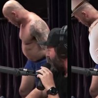 Ethan Klein vs. Joe Rogan Ethan Klein vs. Joe Rogan depicting images of the two and their bodies.