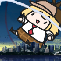 Nothing Beats A Ground Pound meme depicting watson amelia ground pounding a city.
