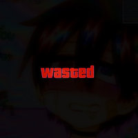 JUICE WRLD song Wasted (Nightcore Remix) depicting the "wasted" death screen from GTA.