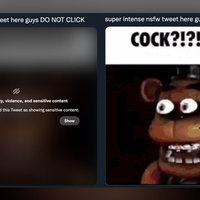 Twitter Content Warning