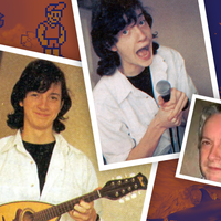 A collage of images depicting musician Tim Follin .