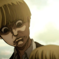 Yelena's Face Yelena's Face meme template and format depicting yelena frowning intensely in Attack on Titan.