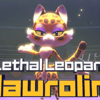 Lethal leopard Clawroline depicting the cat character from Kirby and the Forgotten Land.