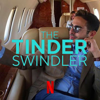 The Tinder Swindler Netflix Documentary depicting an image of Simon Leviev holding his phone on a private jet.