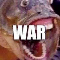 Fish Screaming "WAR"