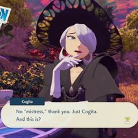 Cogita The character cogita from pokemon legends arceus.