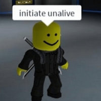 Unalive meme example depicting a lego man with a smiley face saying "initiate unalive."