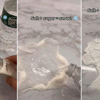 Salt, Sugar and Water = Snow