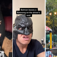 Something In My Ass tiktok parody trend and song depicting three examples.