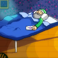 Stardew Valley Grandpa Dying In Bed meme depicting an old man laying in bed with a letter from the video game.