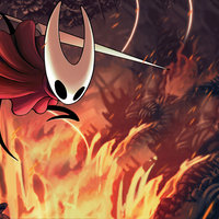 Hollow knight silksong logo.