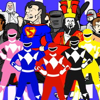 Then Gandalf the Gray and Gandalf the White and Monty Python and Holy Grail's Black Knight meme depicting fan art of the characters and several others from pop culture.