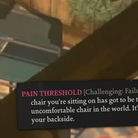 Disco Elysium Evrart's Chair in-game screenshot.