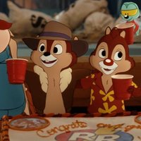Chip 'n Dale Rescue Rangers Reboot movie depicting a scene with the characters.