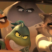 The Bad Guys movie scene depicting the main characters of the film.