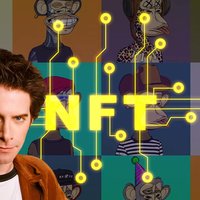 Seth Green Stolen Bored Ape image depicting green and bored ape yacht club nfts.