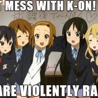 K-On Fans Are Racist meme example.