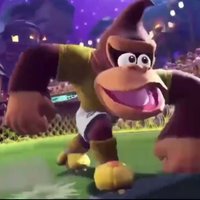 Donkey Kong Victory Dance Donkey Kong Victory Dance meme from the video game mario strikers battle league.