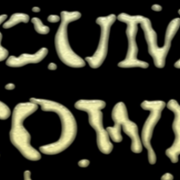 The thumbnail image for the podcast, featuring the words "Cum Town" on a black background. 