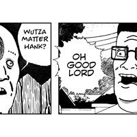 Woodrow White's 'King Of The Hill' x Junji Ito Crossovers Woodrow White King Of The Hill x Junji Ito Crossovers depicting hank hill uzumaki.